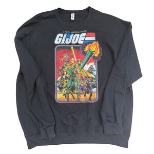 Vintage GI Joe Black Graphic Sweatshirt